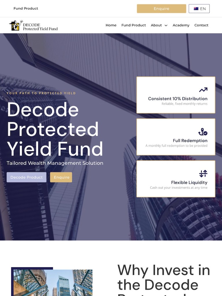 Decode website