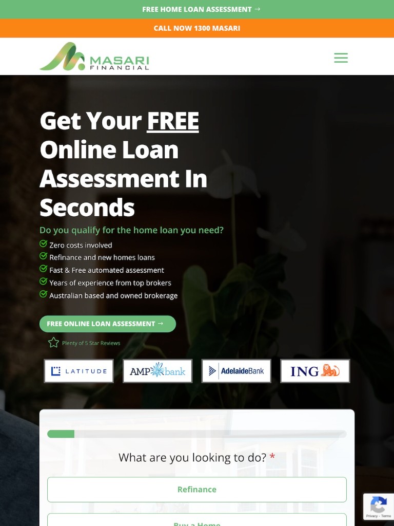 Masari Financial website